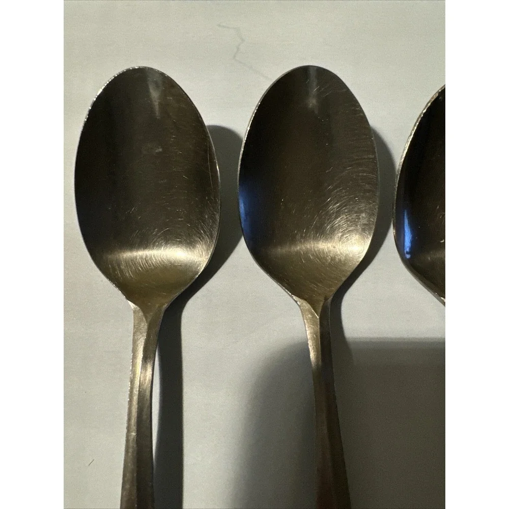 Nasco VASSAR Stainless Steel‎ Flatware Japan 4 Teaspoons